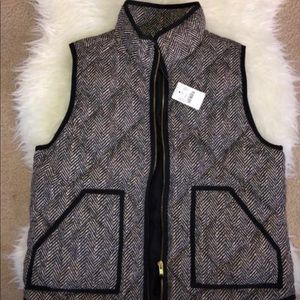 JCrew Herringbone Vest